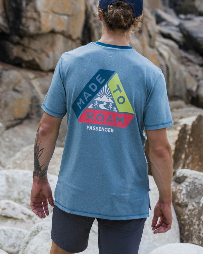 Classic Active T-Shirt - Blue Steel Marl