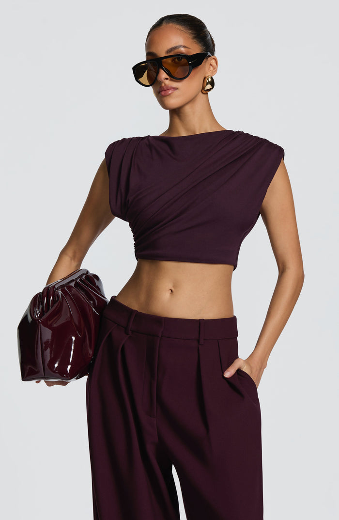 Amara Top - Plum