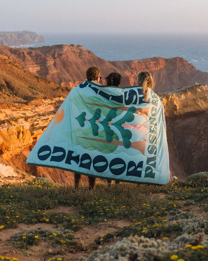 Cabin Sherpa Blanket - Spearmint